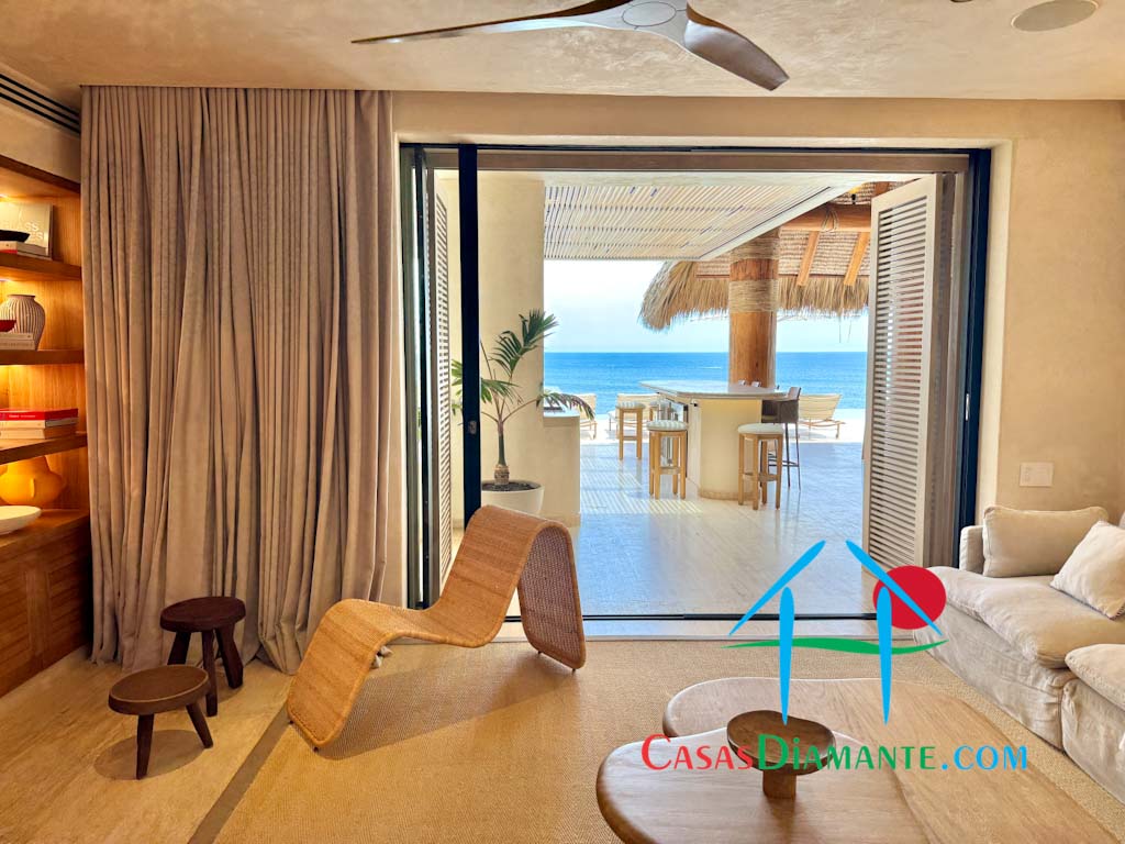 Real Diamante Del Mar Casa Palapas - Sala de televisión 7